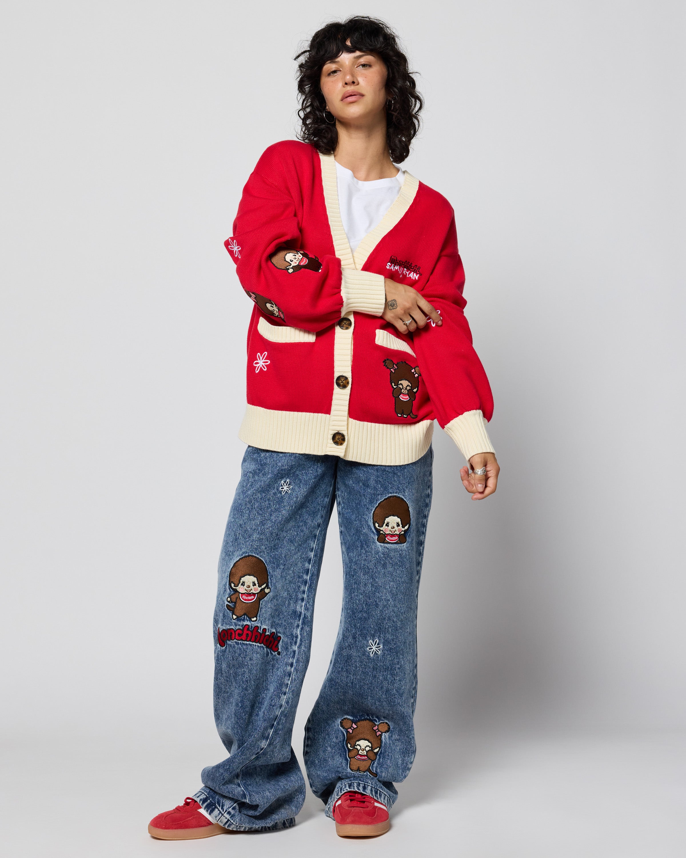 Monchhichi™ Oversized Cardigan