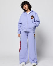 Monchhichi™ Vintage Zip Up Hoodie, Lilac
