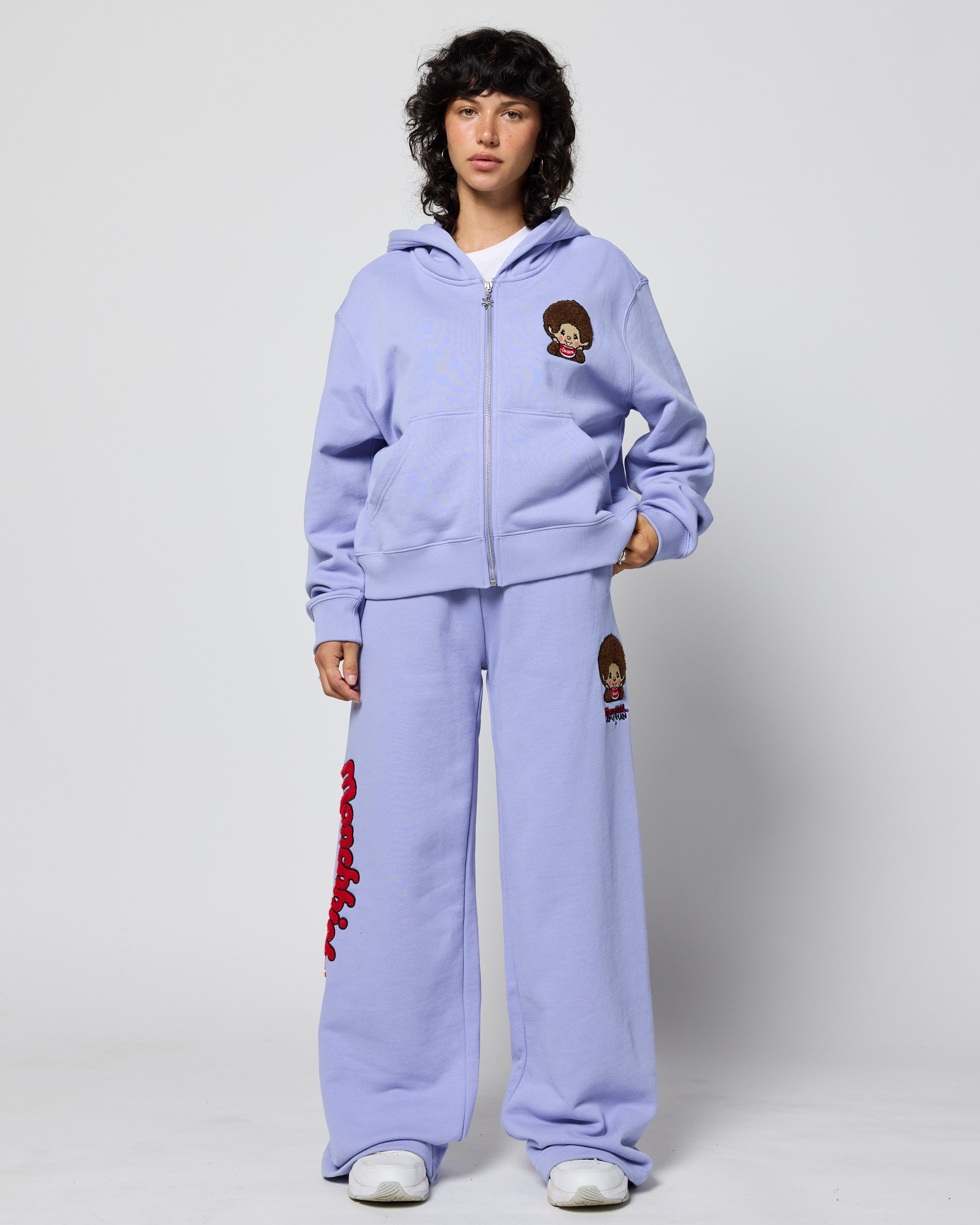 Monchhichi™ Vintage Wash Sweatpants, Lilac – Samii Ryan