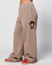 Monchhichi™ Vintage Wash Sweatpants, Brown