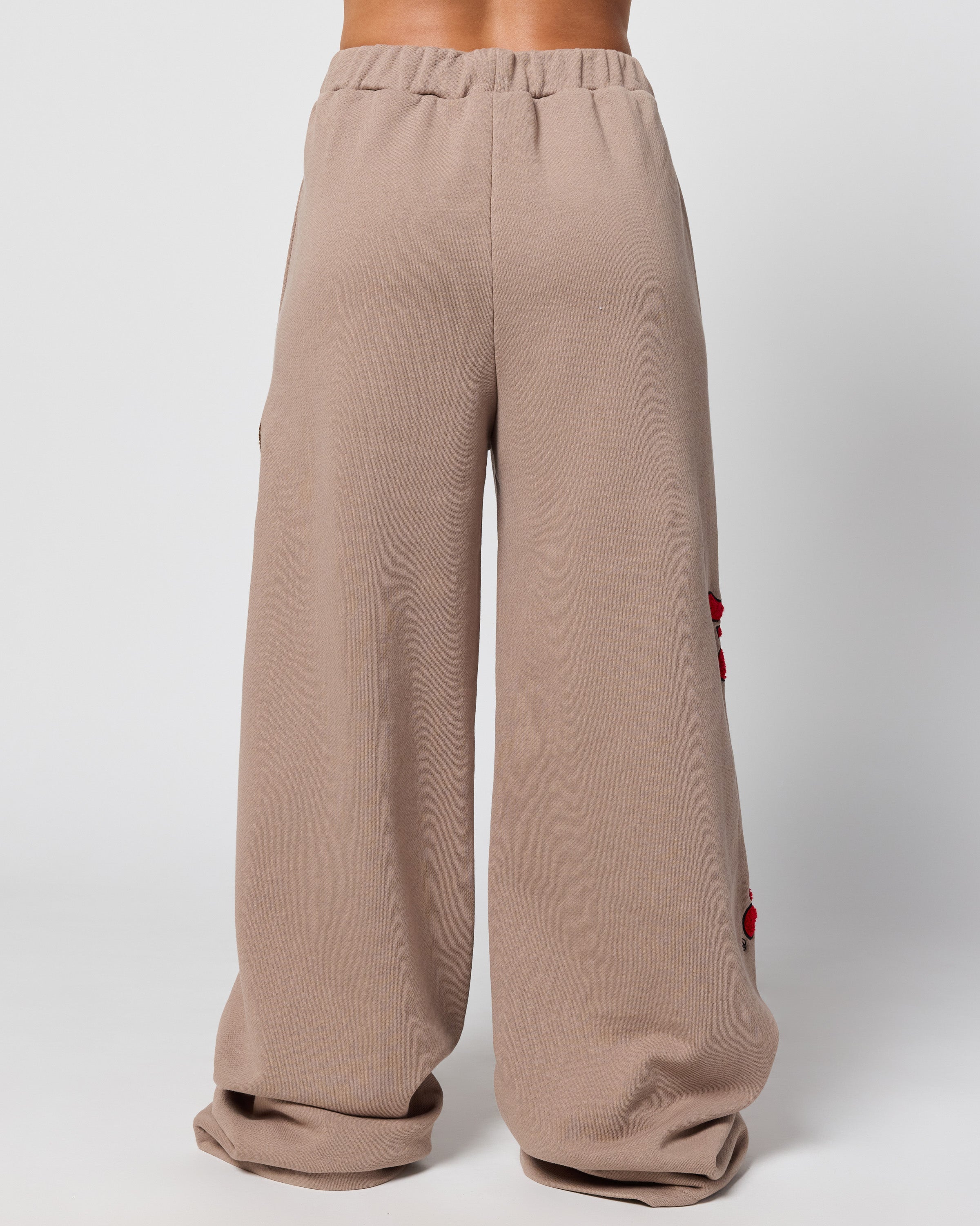 もちこ様　　soyy. Urake ribcut pants Sashiko Wide Leg Pants - Black – FRIED RICE SHOP