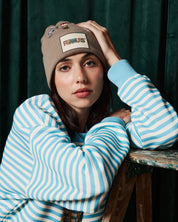 Peanuts The Meaning Of Happiness Beanie, Brown