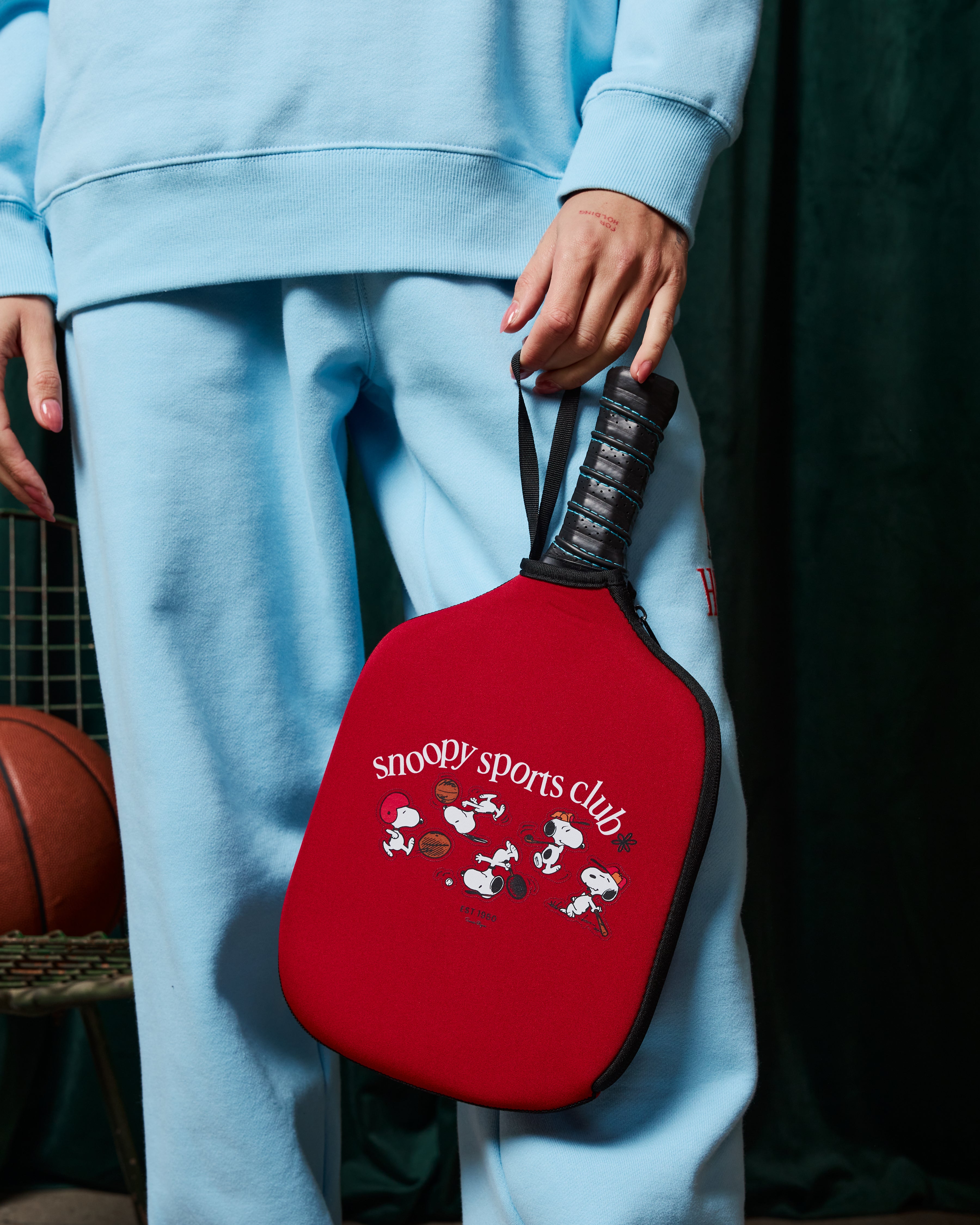 Snoopy Sports Pickle Ball Racket Case