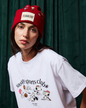 Peanuts The Meaning Of Happiness Beanie, Red