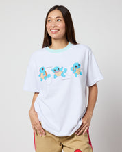 Squirtle Oversized Tee, White