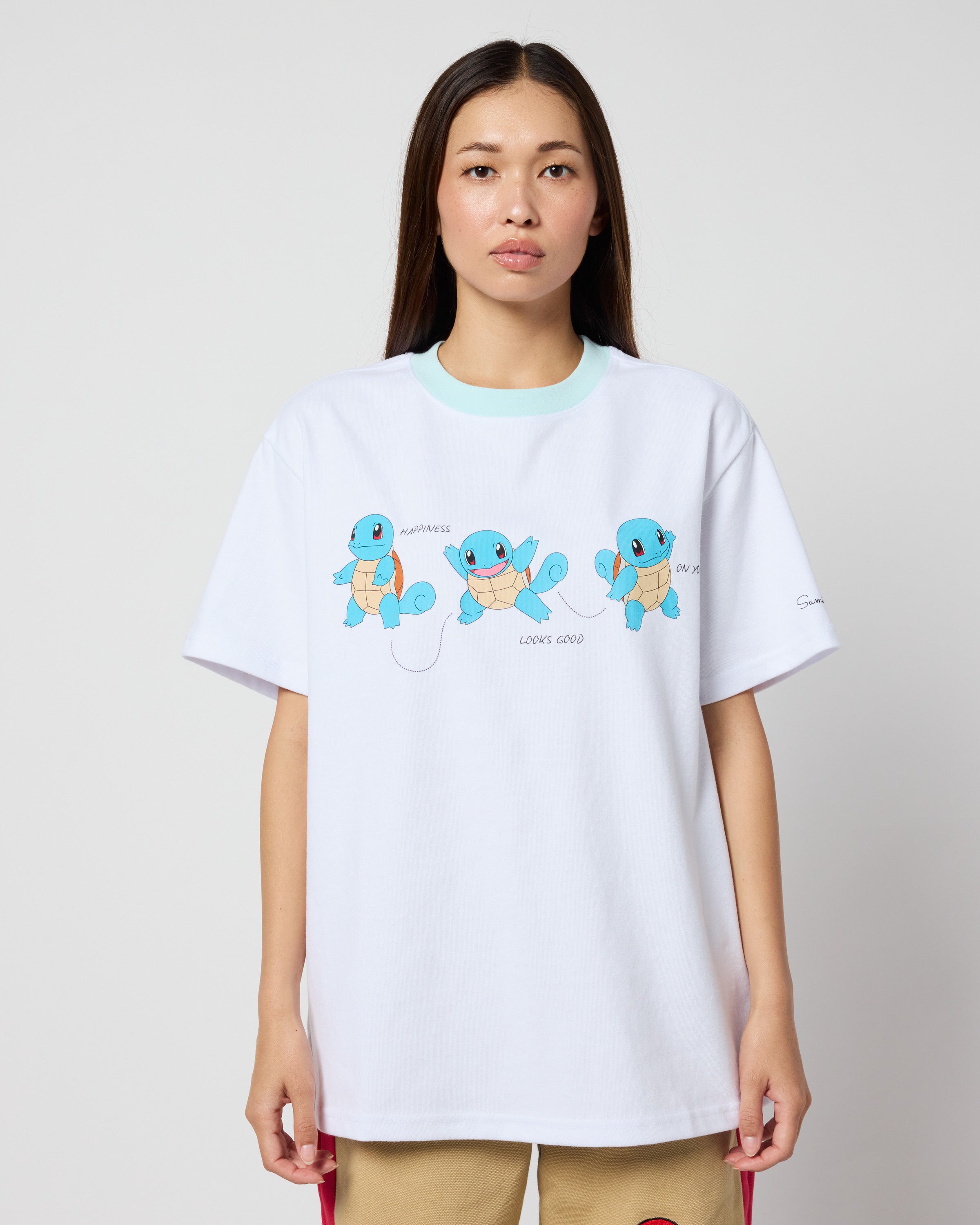 Squirtle Oversized Tee, White
