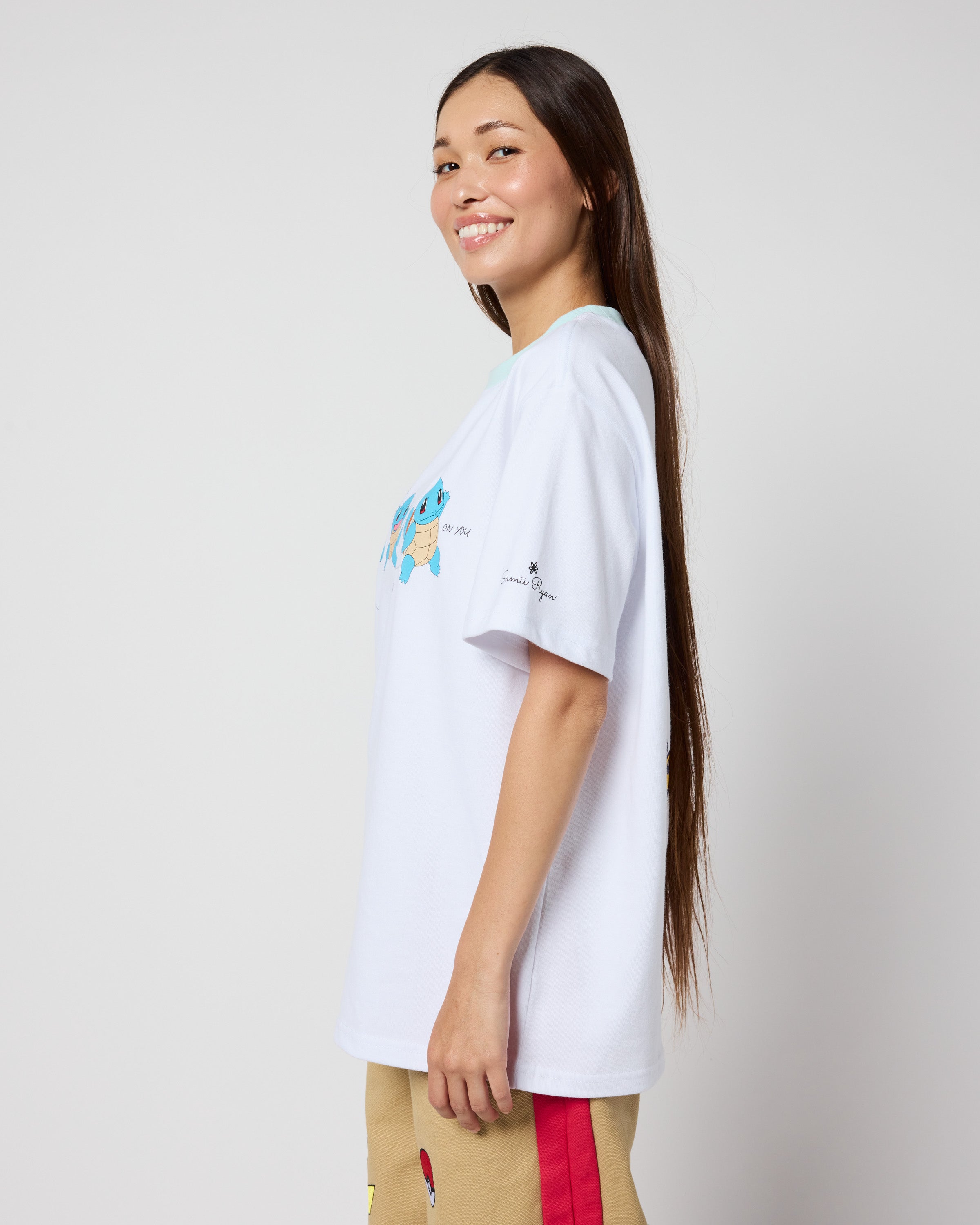 Squirtle Oversized Tee, White