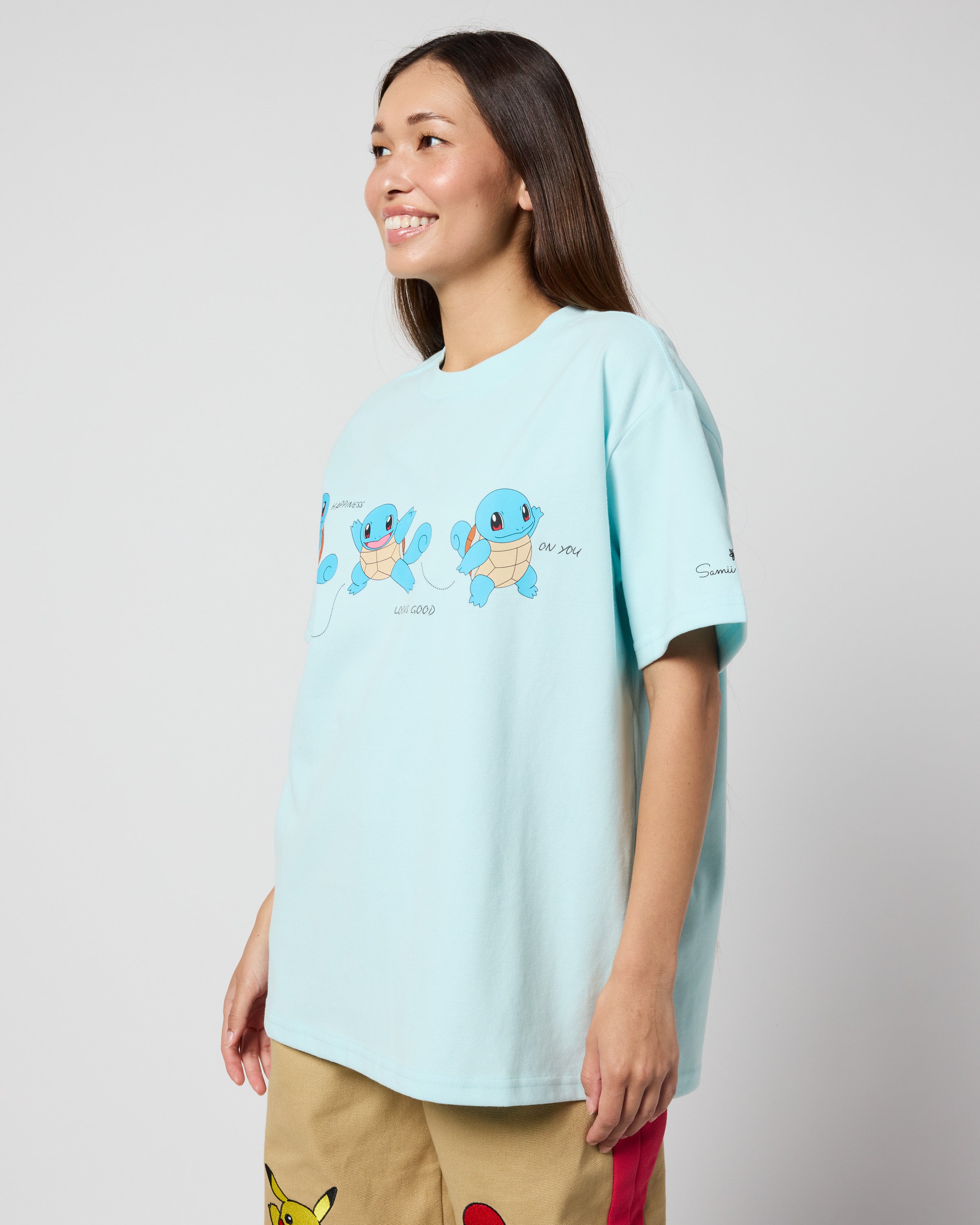 Squirtle Oversized Tee, Blue