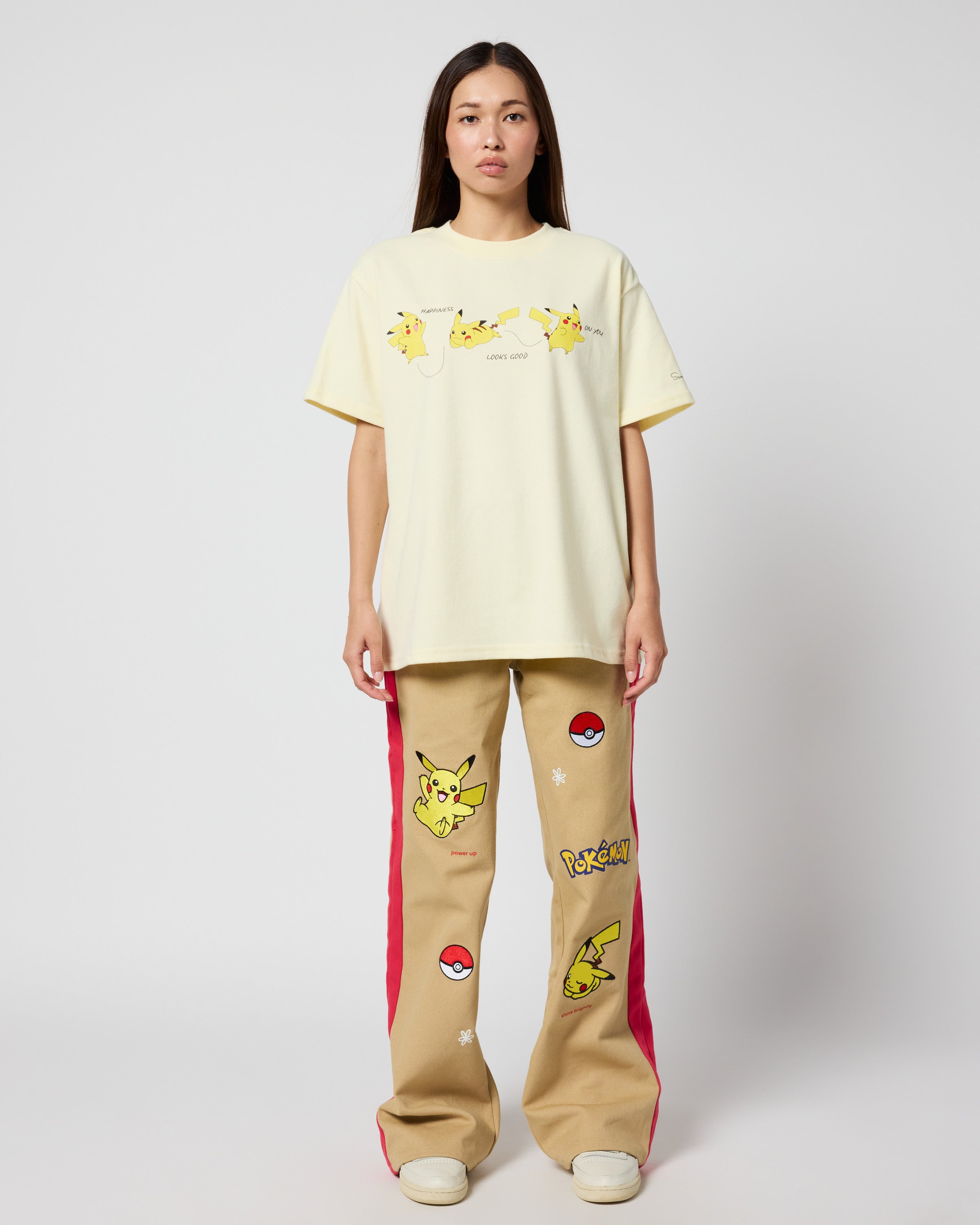 Pikachu Oversized Tee, Yellow