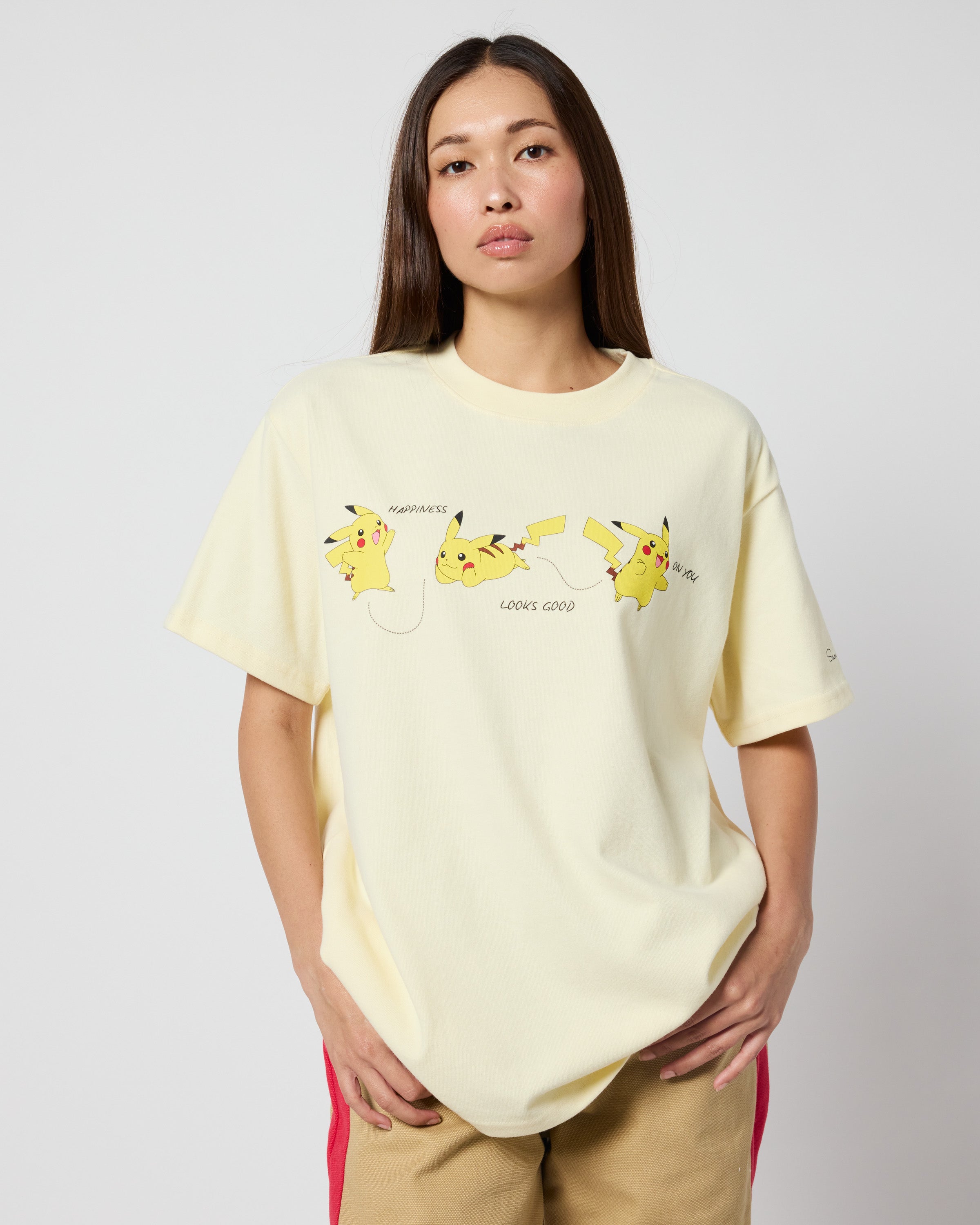 Pikachu Oversized Tee, Yellow