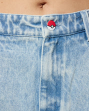 Pikachu Power Up Barrel Jeans