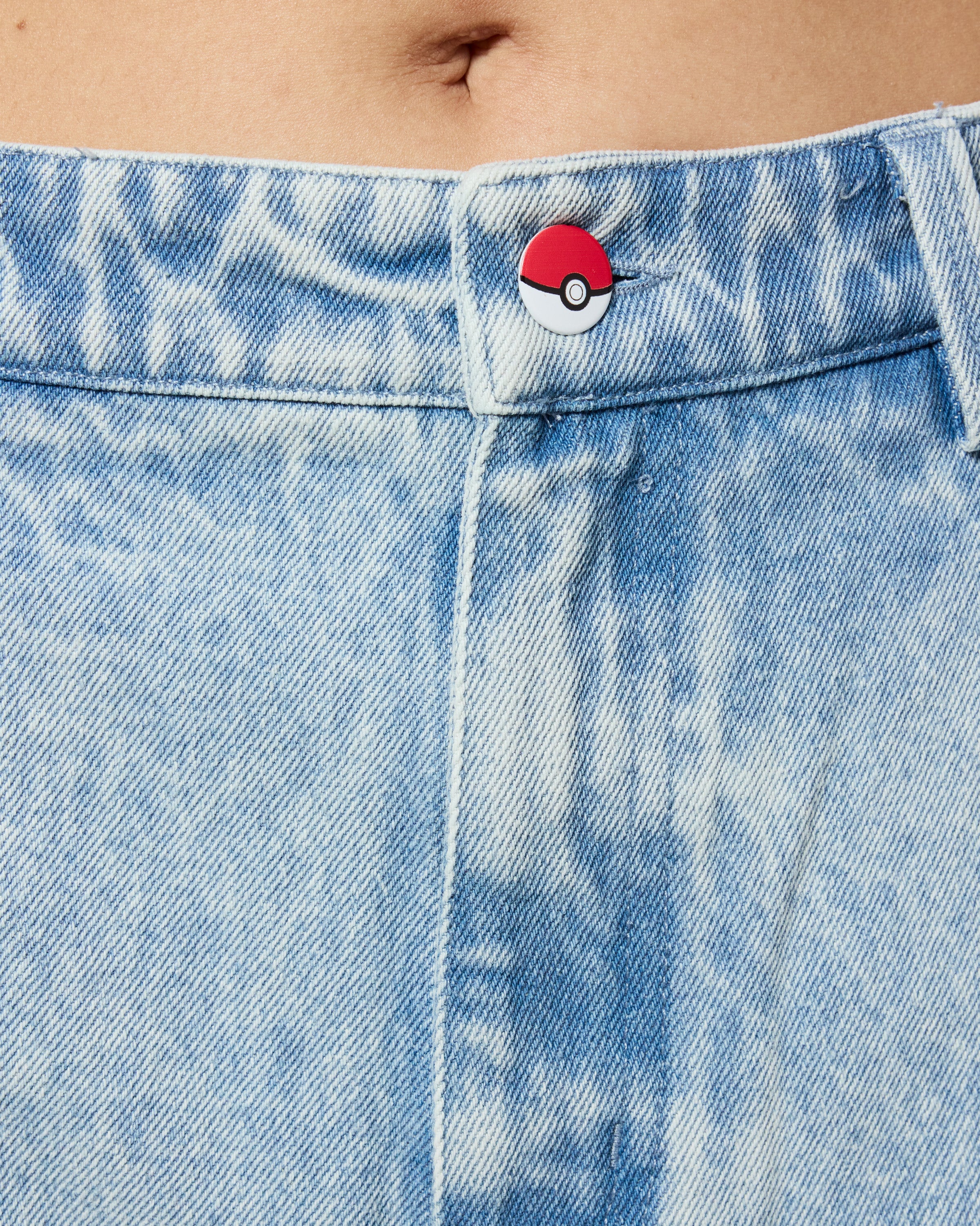 Pikachu Power Up Barrel Jeans