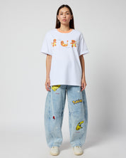 Charmander Oversized Tee, White
