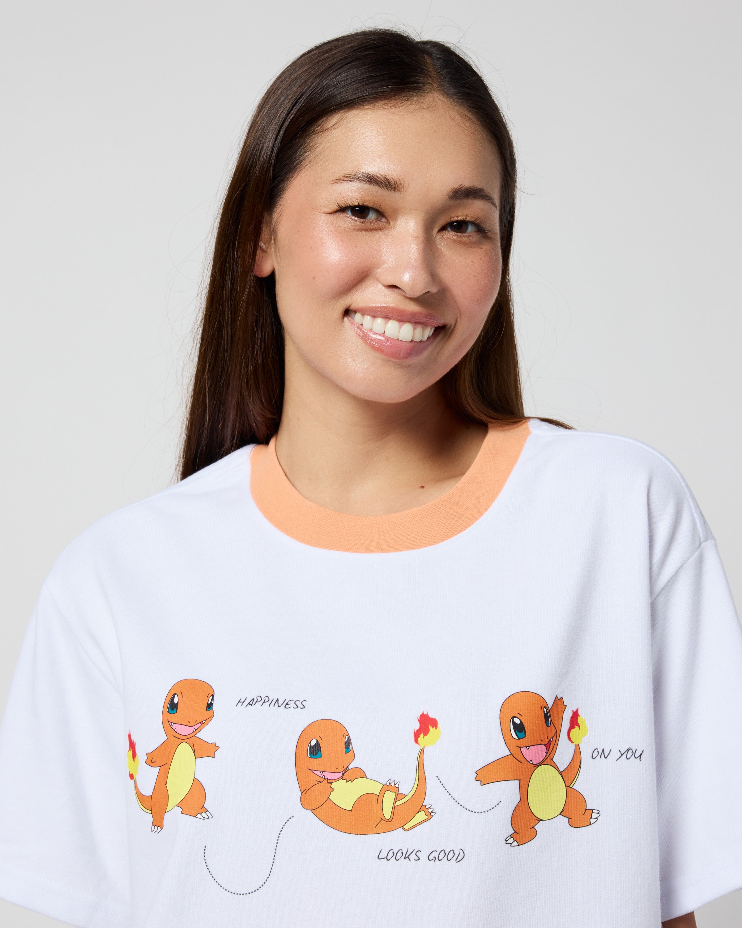 Charmander Oversized Tee, White