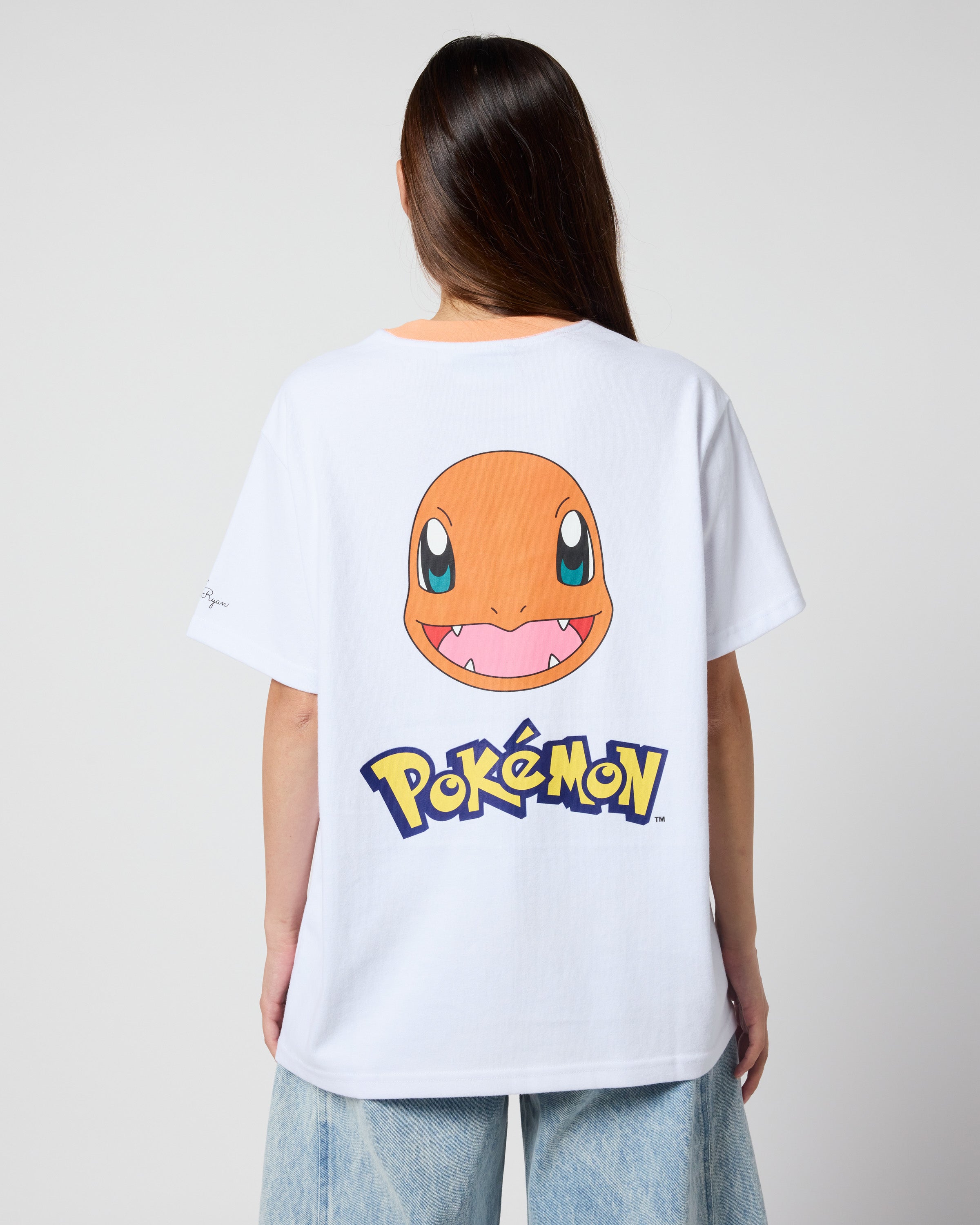 Charmander Oversized Tee, White