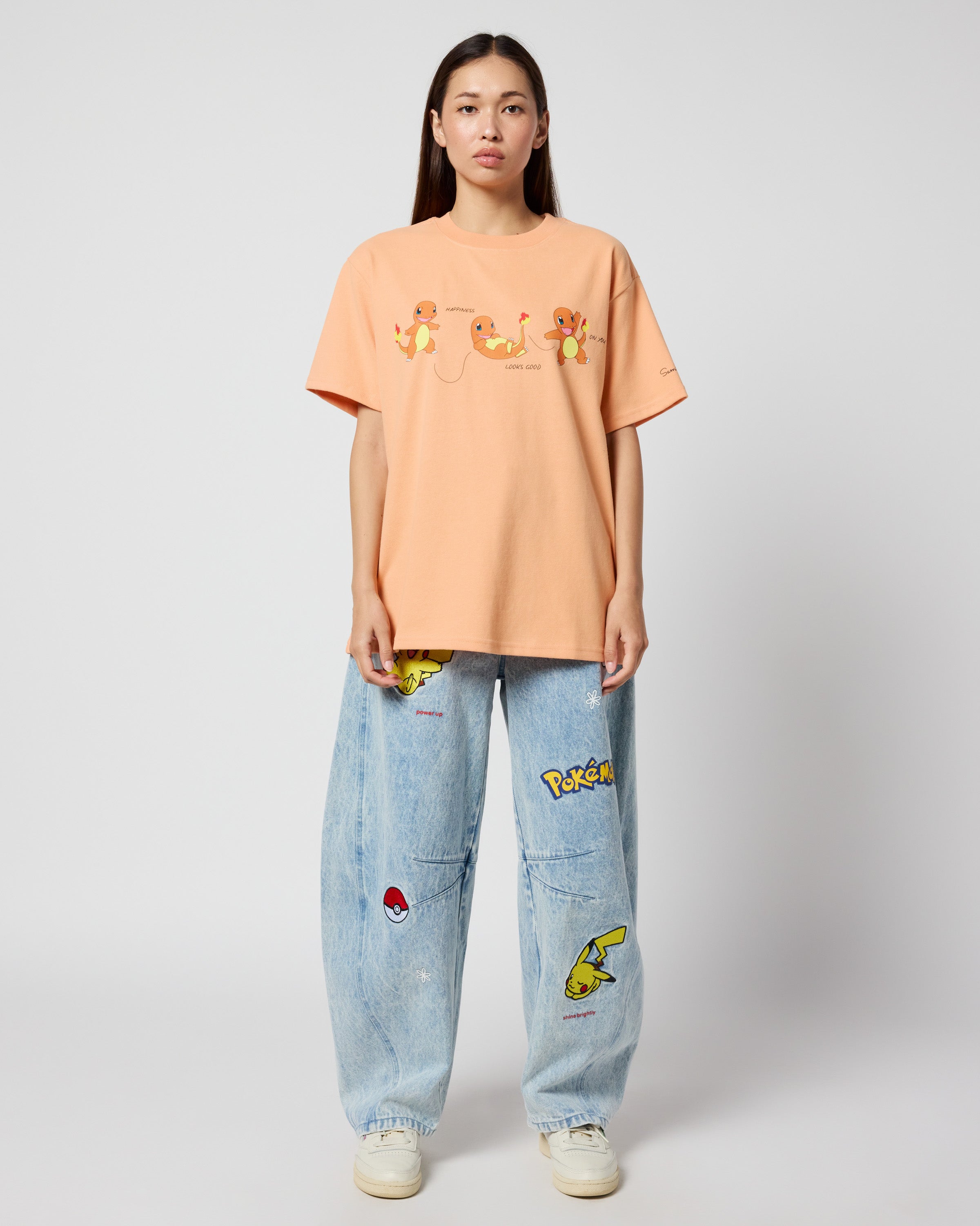 Charmander Oversized Tee, Orange