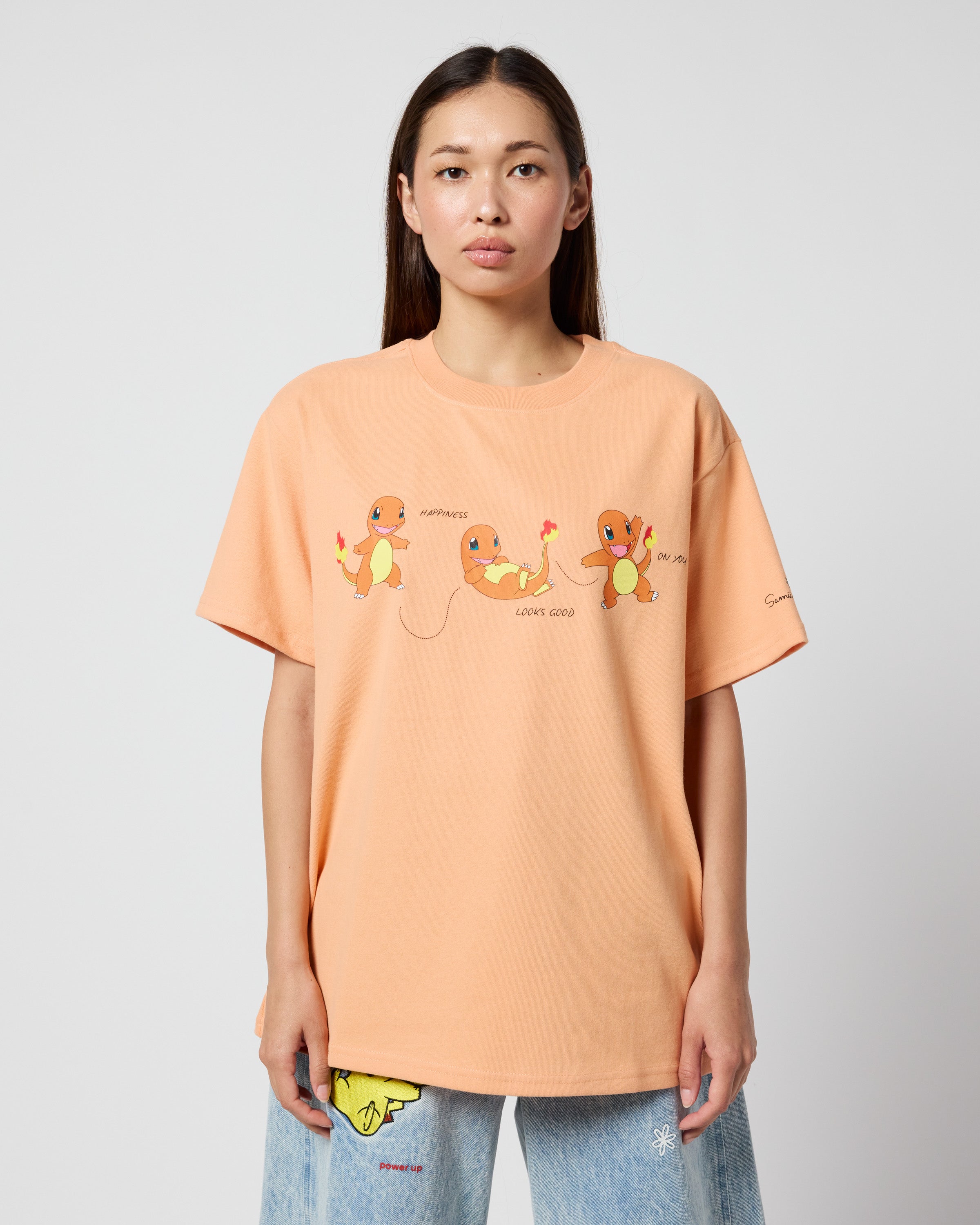 Charmander Oversized Tee, Orange