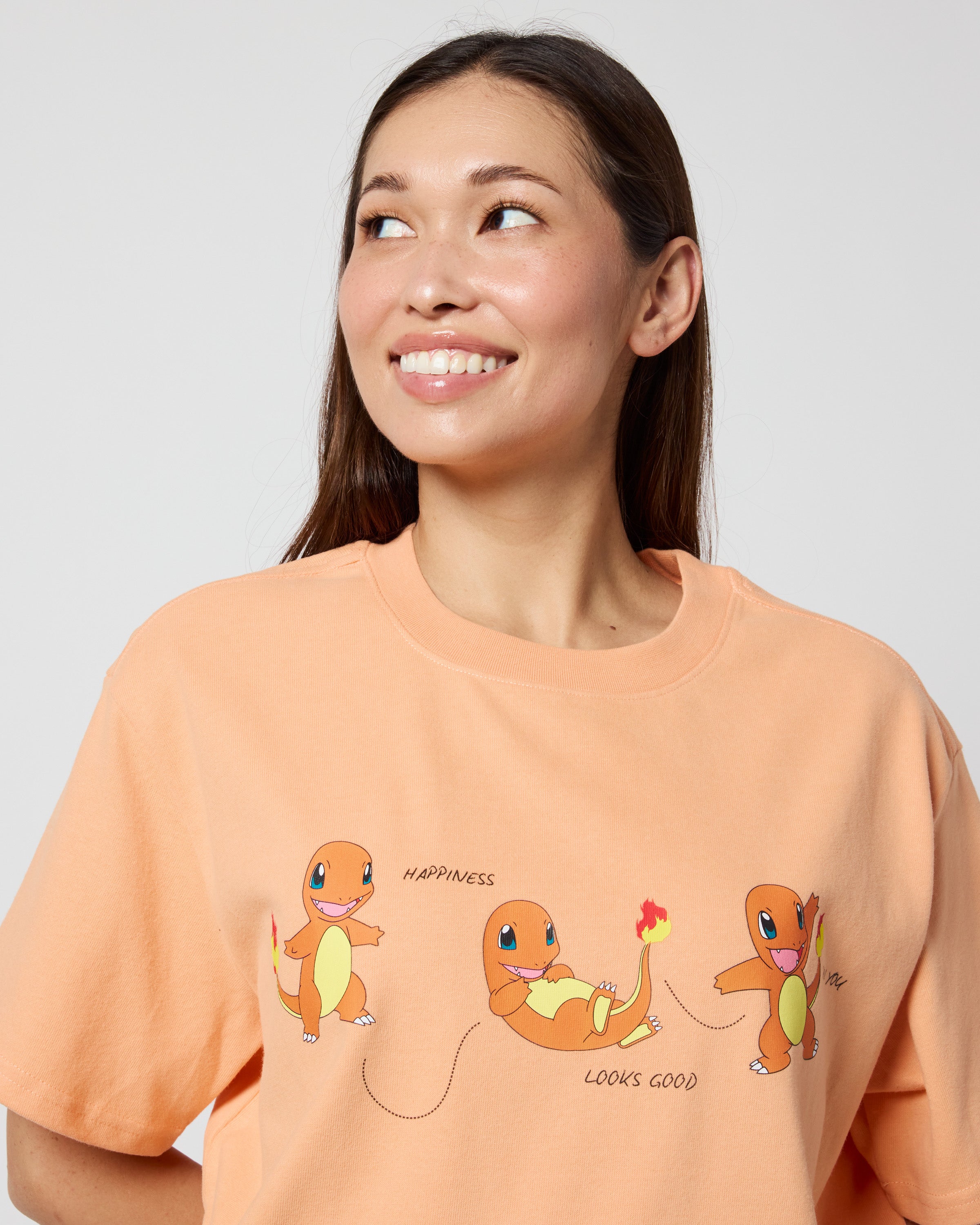 Charmander Oversized Tee, Orange