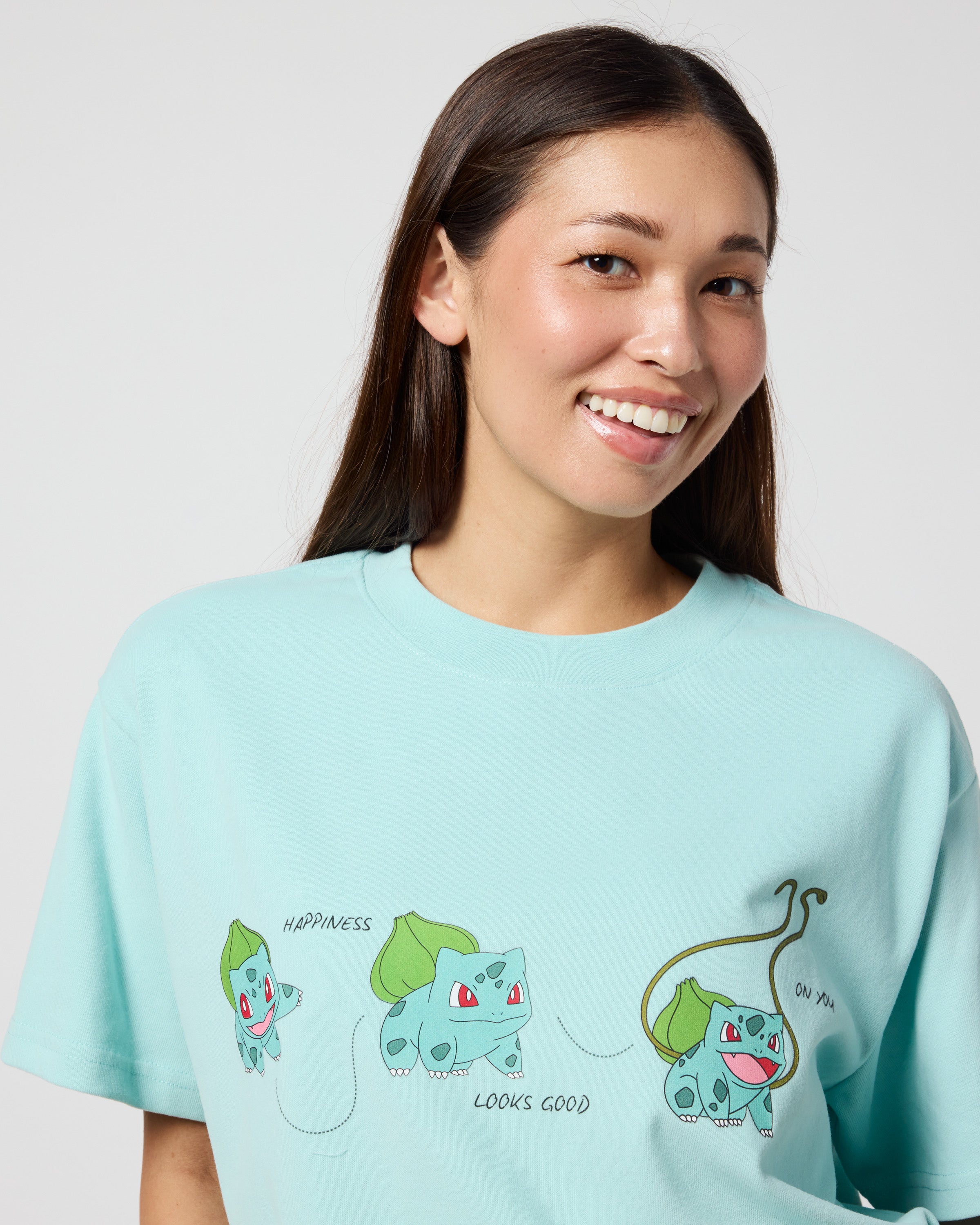 Bulbasaur Oversized Tee, Teal