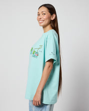 Bulbasaur Oversized Tee, Teal