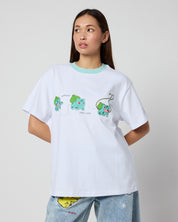 Bulbasaur Oversized Tee, White