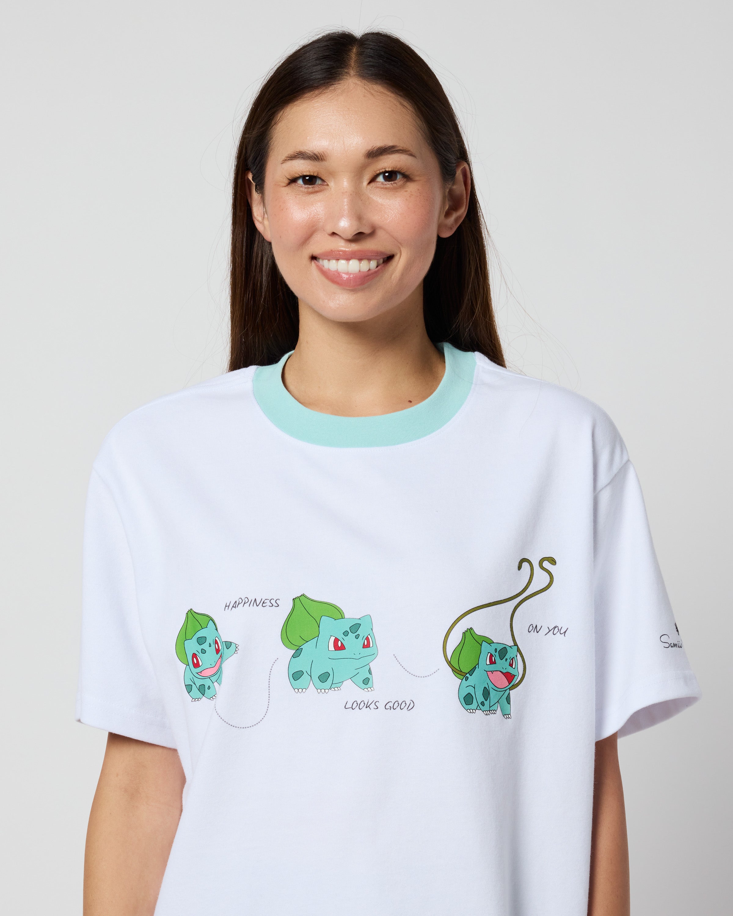Bulbasaur Oversized Tee, White