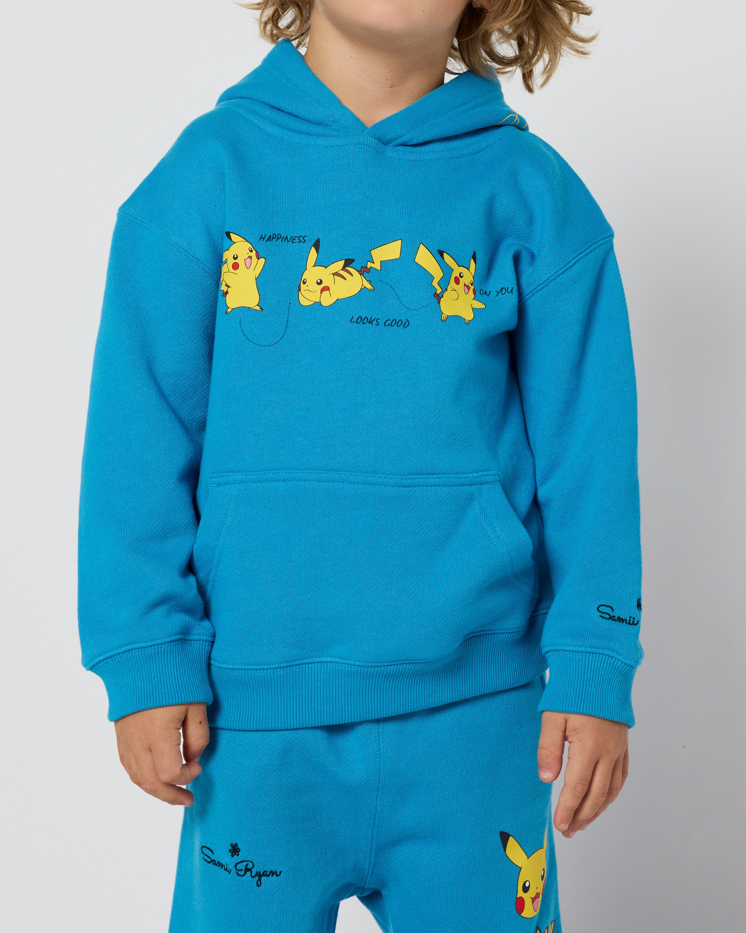Kids- Pikachu I Choose Happiness Hoodie