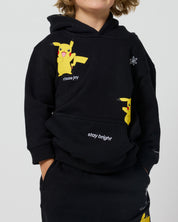 Kids- Pikachu Keep It Electric Hoodie, Black