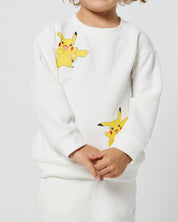 Kids- Pikachu Keep It Electric Thermal Crewneck