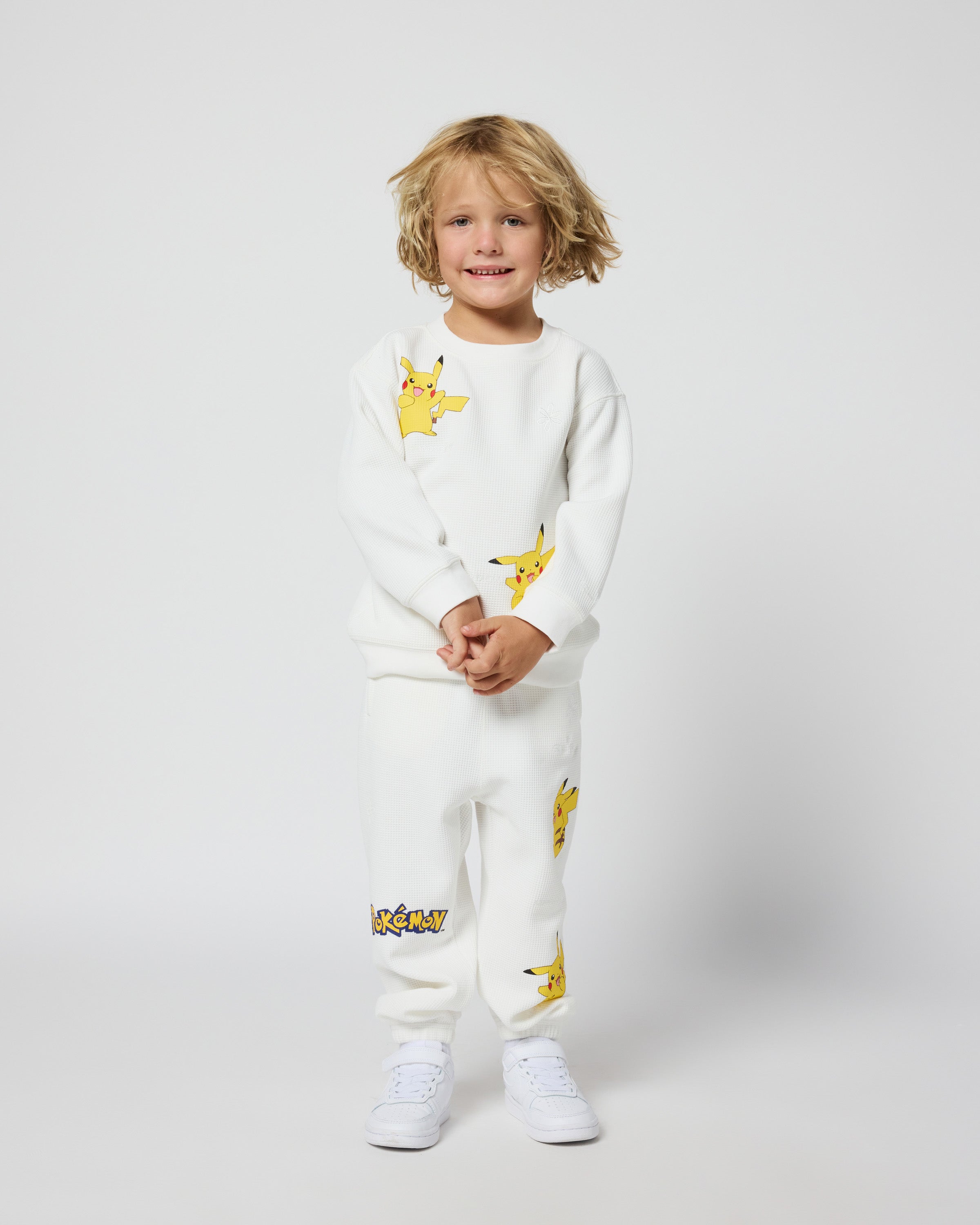 Kids- Pikachu Keep It Electric Thermal Crewneck