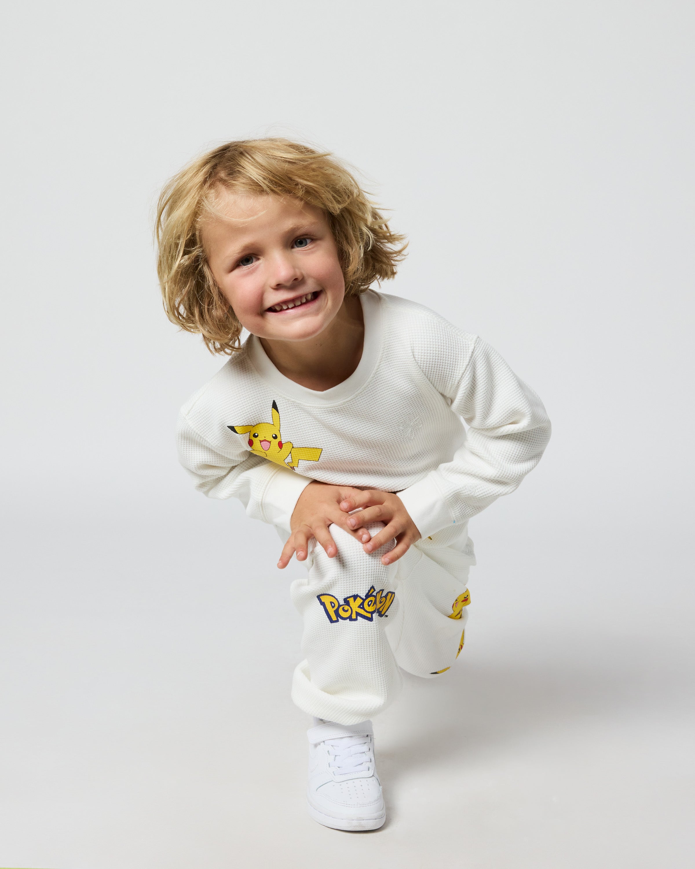 Kids- Pikachu Keep It Electric Thermal Crewneck