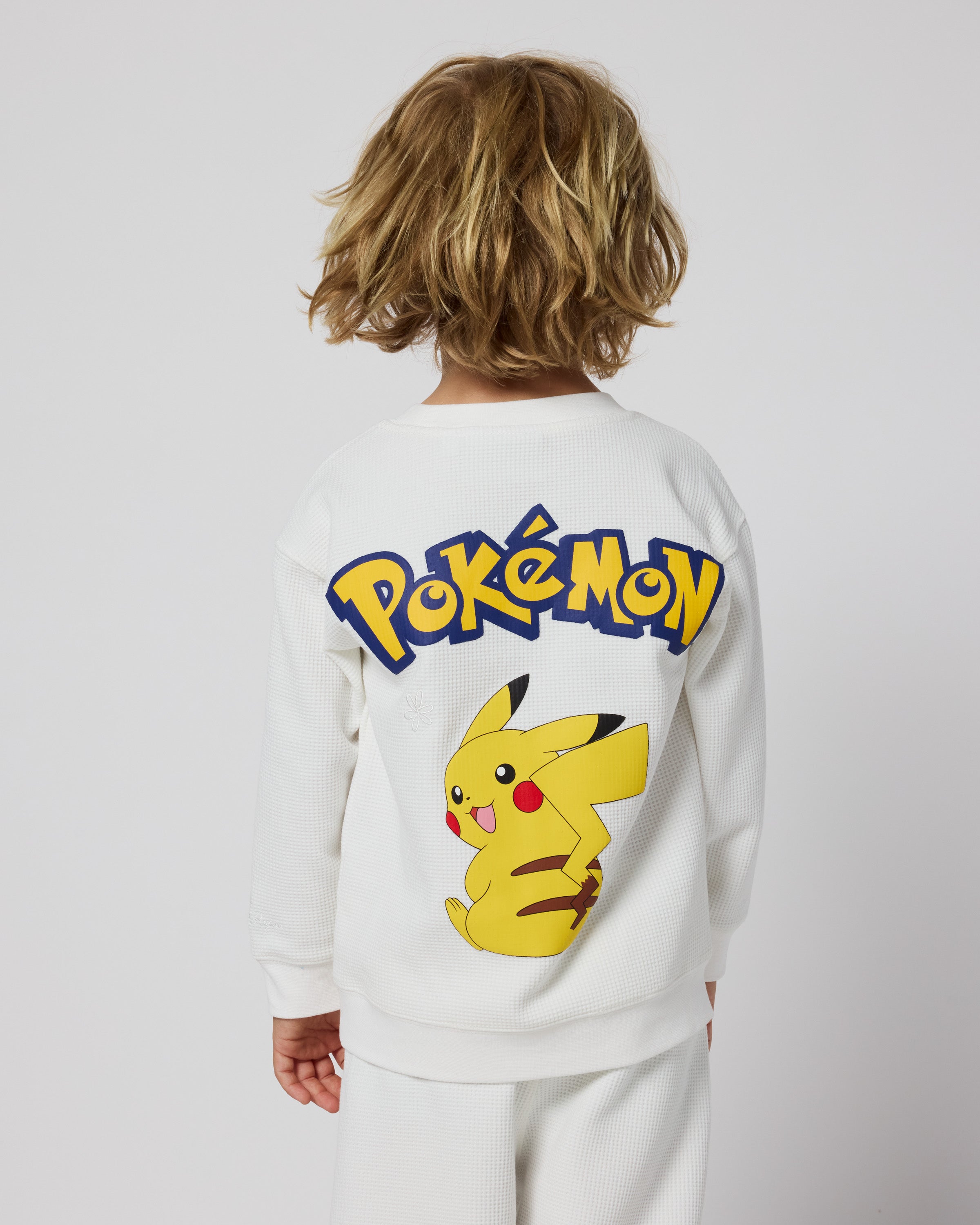 Kids- Pikachu Keep It Electric Thermal Crewneck