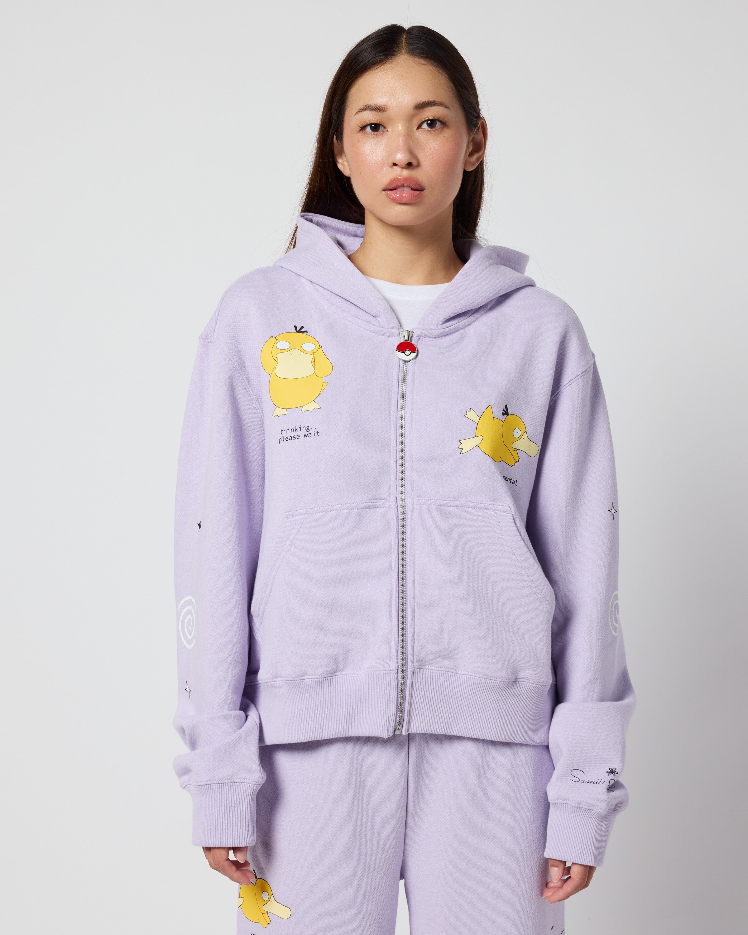 Psyduck Thinking Zip-Up Hoodie