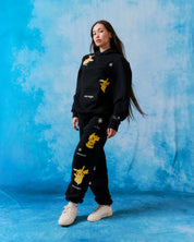 Pikachu Keep It Electric Hoodie, Black