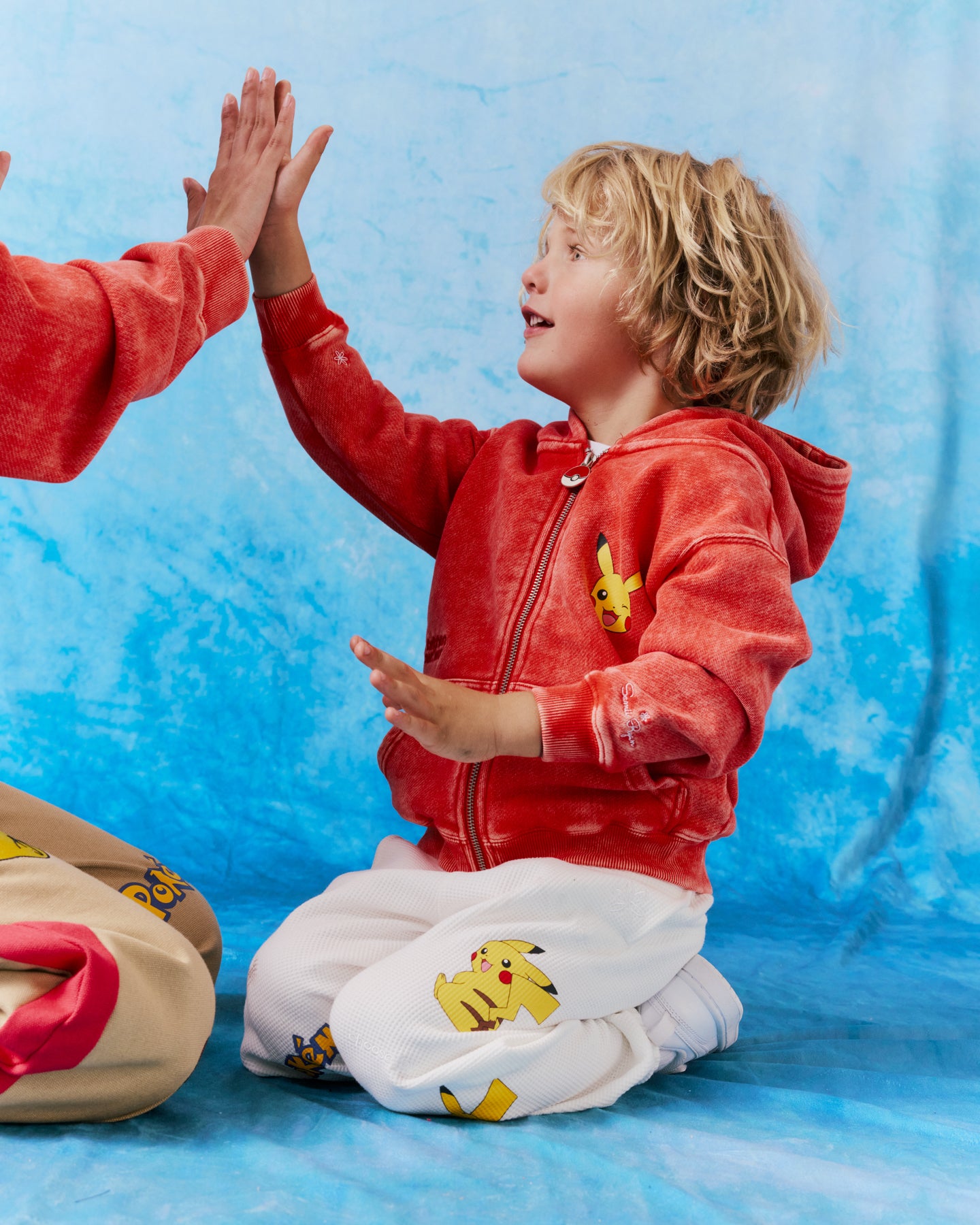 Kids- Pikachu Brighten Your Day Zip Up Hoodie