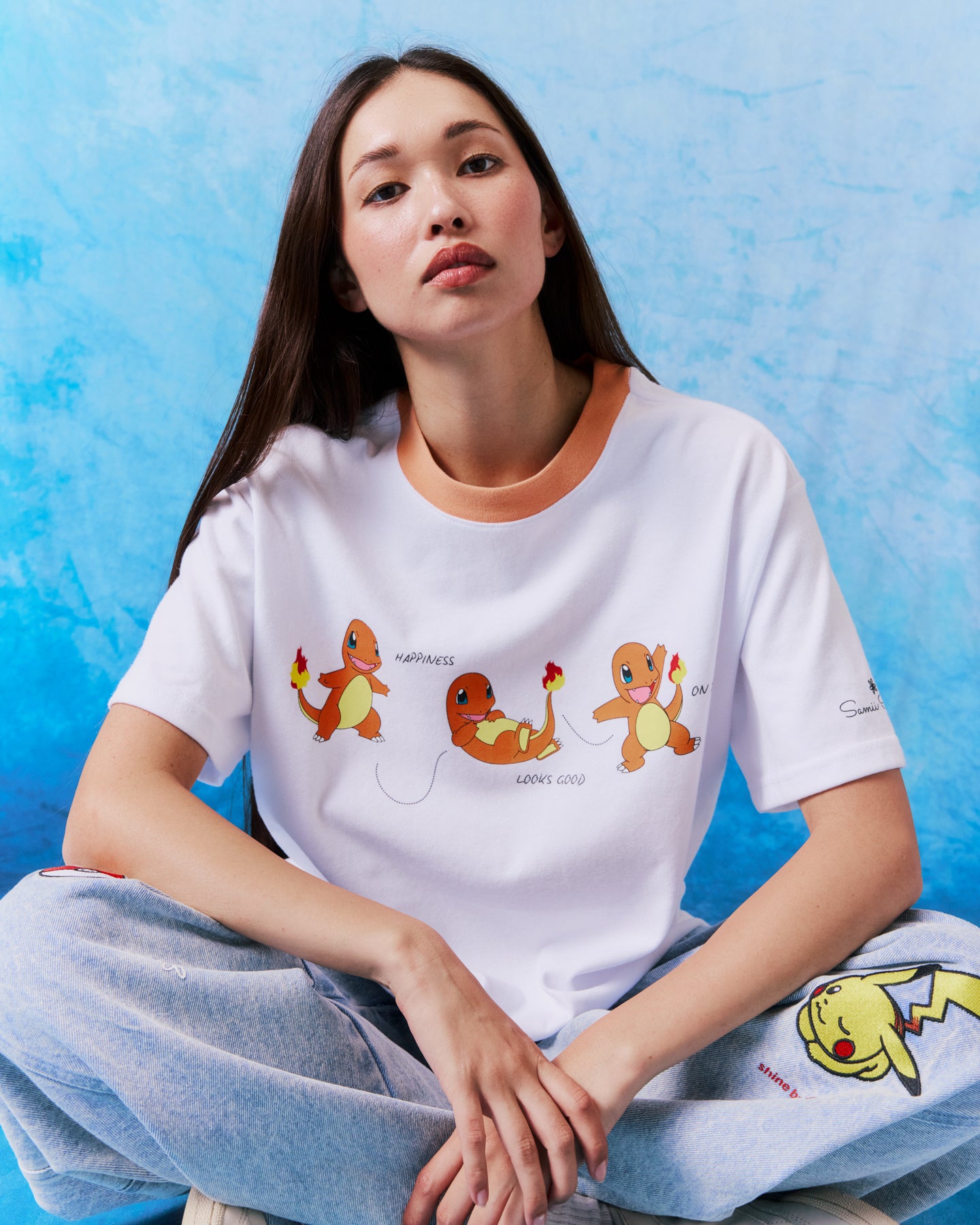 Charmander Oversized Tee, White