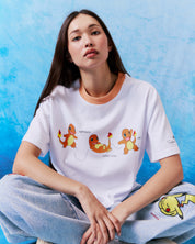 Charmander Oversized Tee, White