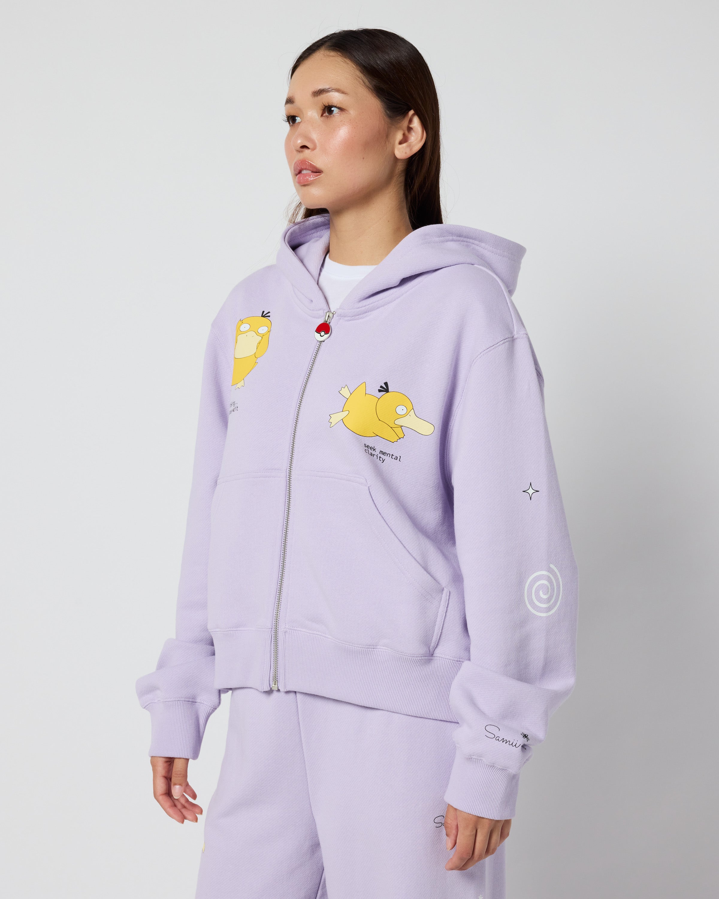 Psyduck Thinking Zip-Up Hoodie
