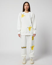 Pikachu Keep It Electric Thermal Crewneck
