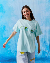Bulbasaur Oversized Tee, Teal