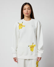 Pikachu Keep It Electric Thermal Crewneck