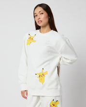 Pikachu Keep It Electric Thermal Crewneck
