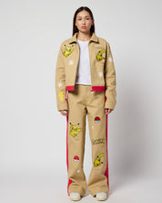 Pikachu Power Up Work Wear Jacket