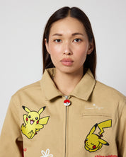 Pikachu Power Up Work Wear Jacket