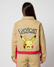 Pikachu Power Up Work Wear Jacket