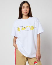 Pikachu Oversized Tee, White