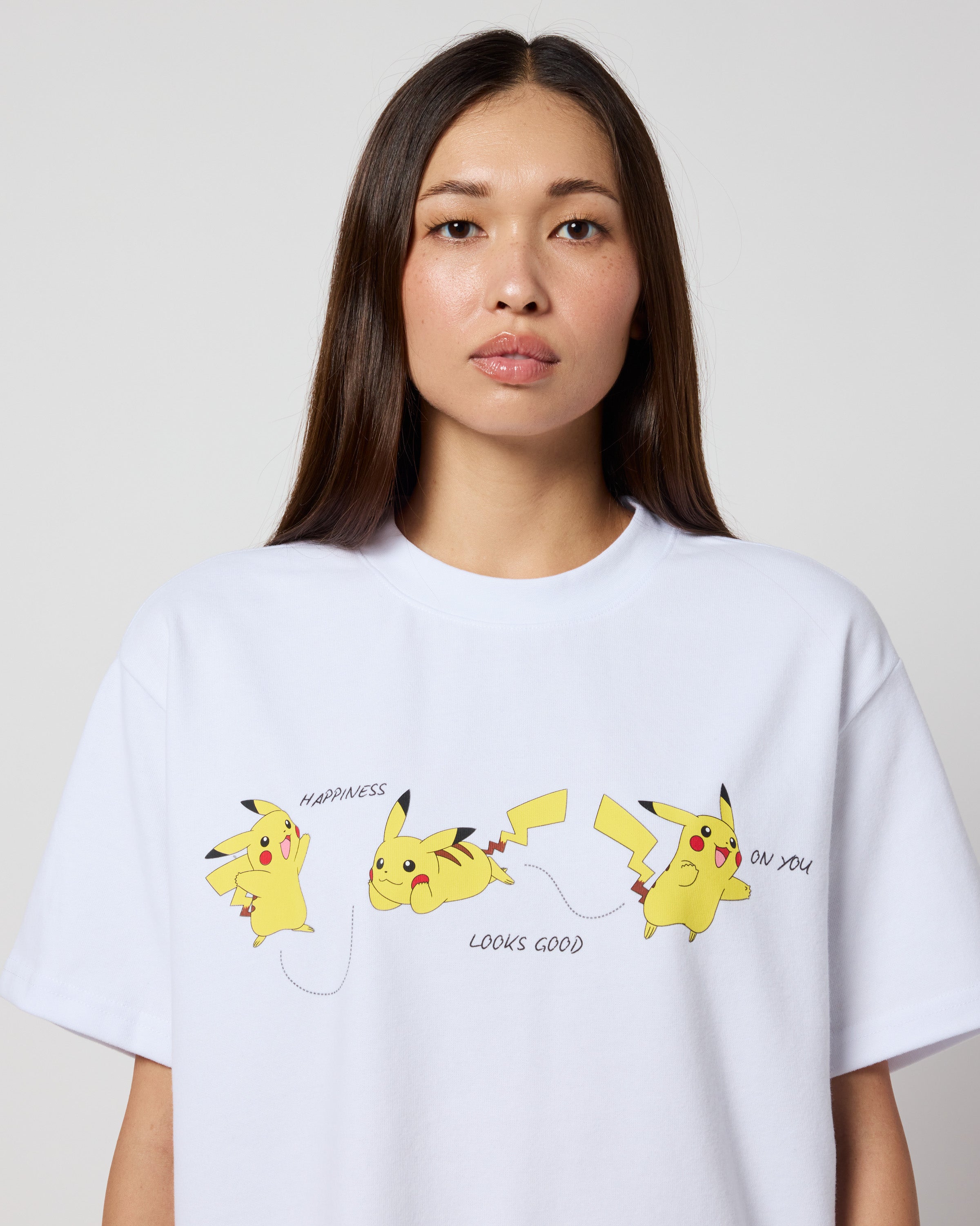 Pikachu Oversized Tee, White