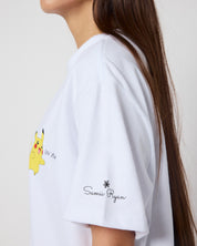 Pikachu Oversized Tee, White
