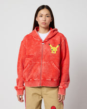 Pikachu Brighten Your Day Zip-Up Hoodie