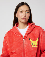 Pikachu Brighten Your Day Zip-Up Hoodie